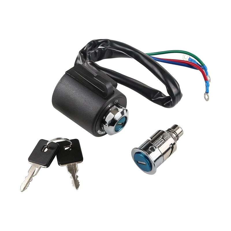 VANJING Ignition Switch Lock Set Compatible with Harley Davidson Sportster XL 883 1200 1995 1996 1997 1998 1999 2000 2001 2002 2003 - Image 1