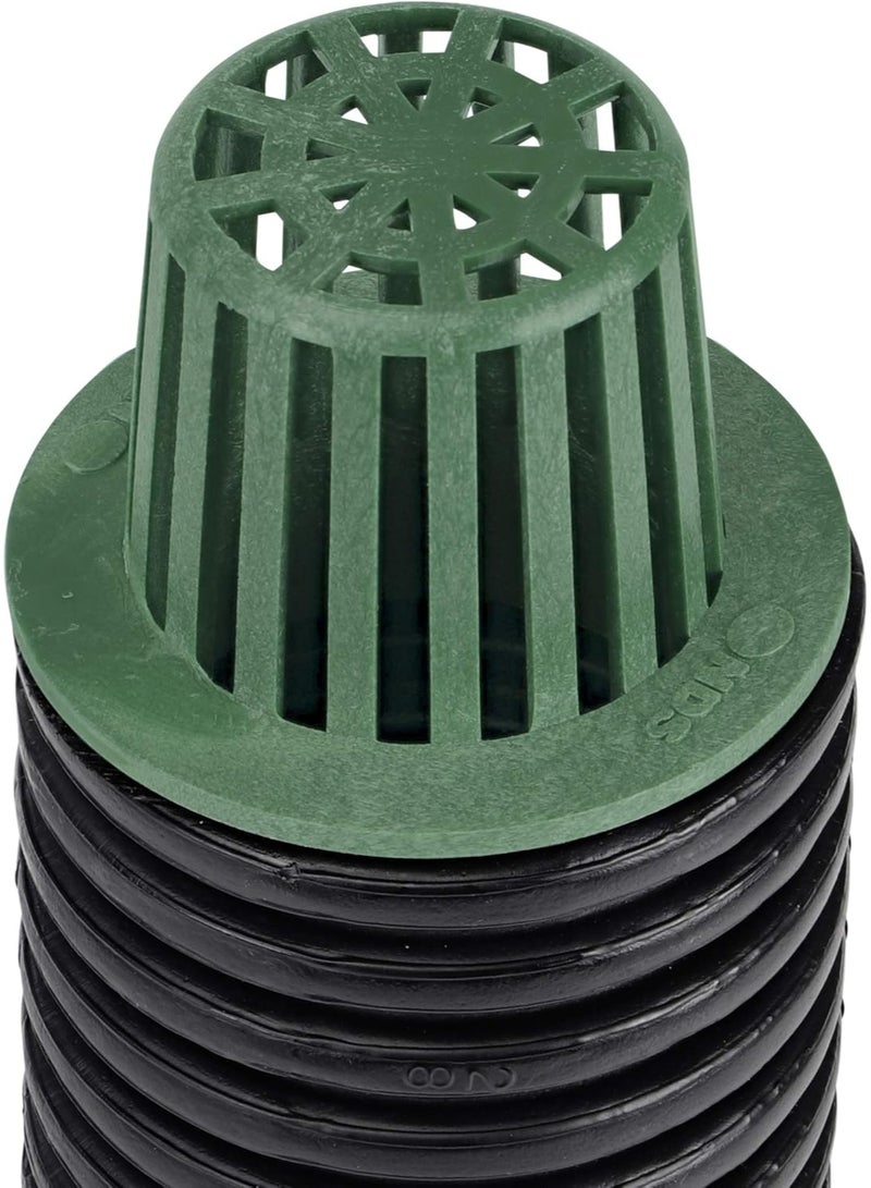 NDS شبكة أتروم NDS 70* 3 إنش، تتصل بأنابيب ومرفقات تصريف 3 إنش، للحدائق الصغيرة، تنسيق الحدائق والأفنية، بلاستيك، أخضر - Image 2