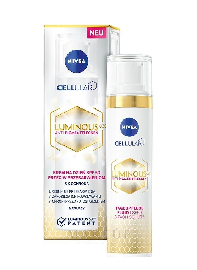 Nivea cellular luminous 630 anti-pigmentflecken tagespflege-fluid lsf 50