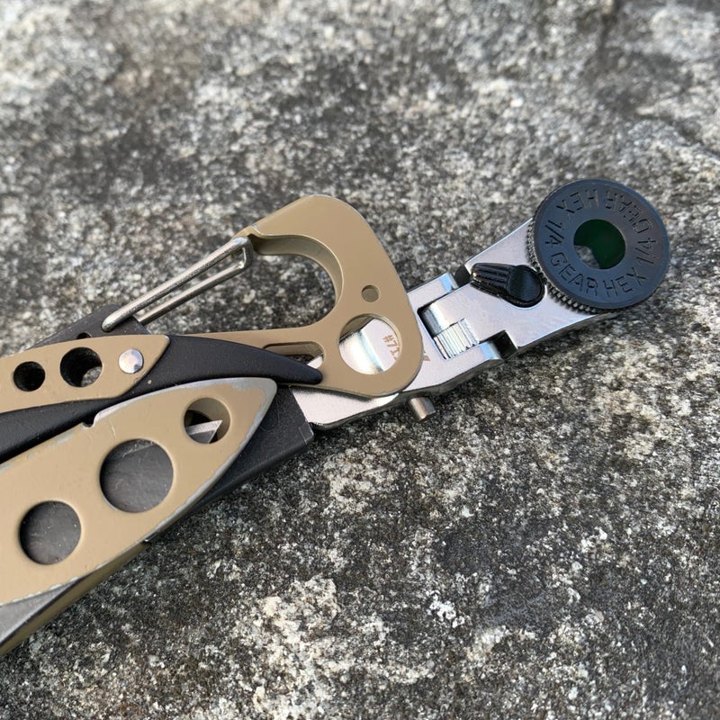 711L Flat End Flex Head EDC Ratchet Wrench - Screwdriver Accessory Compatible with Multitools' Flat Bit Adapters - Image 5