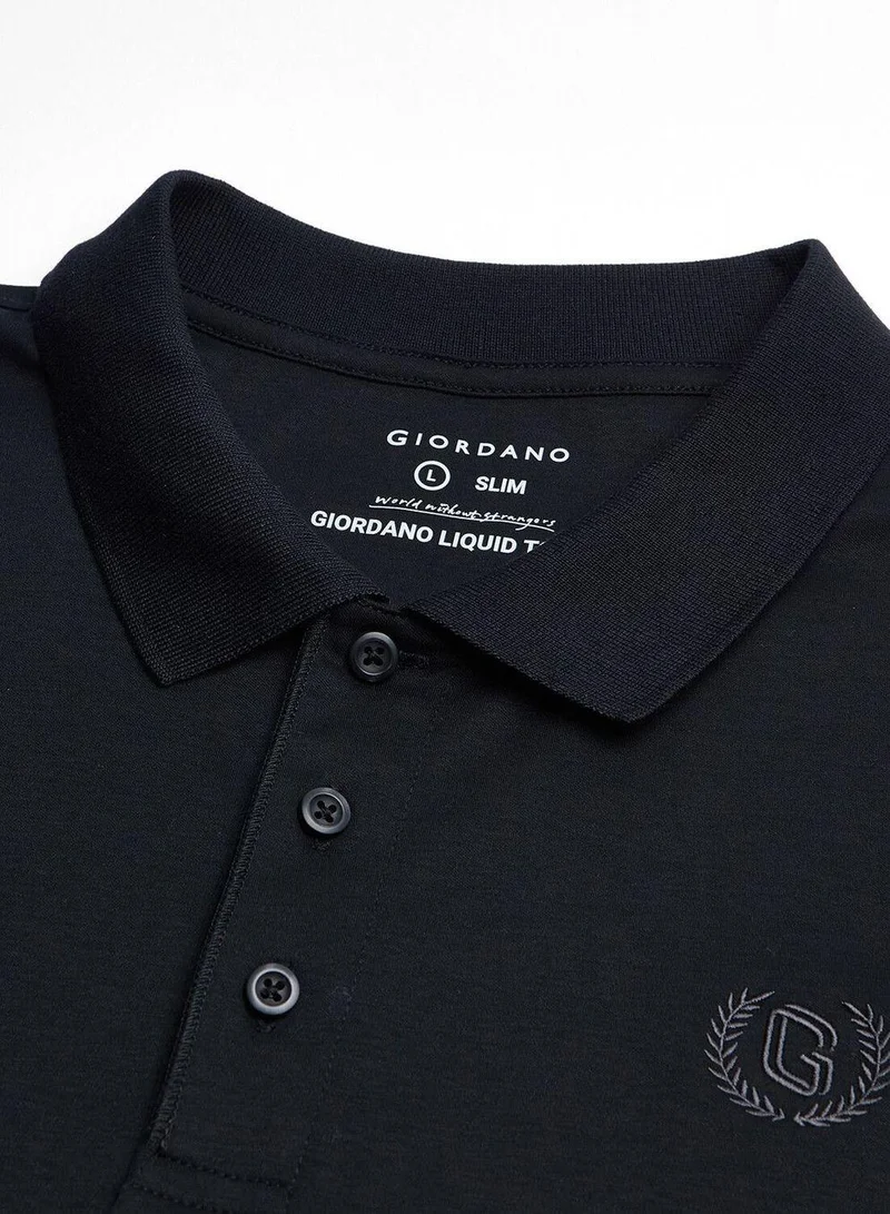 Giordano  Men's Liquid Touch Interlock Polo for Men | Best Price UAE