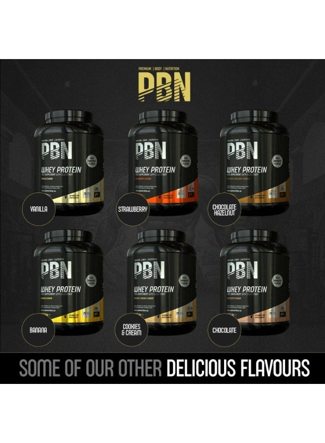 Premium Body Nutrition Whey Protein 2.27kg Cookies & Cream Jar Improved Flavour - Image 3