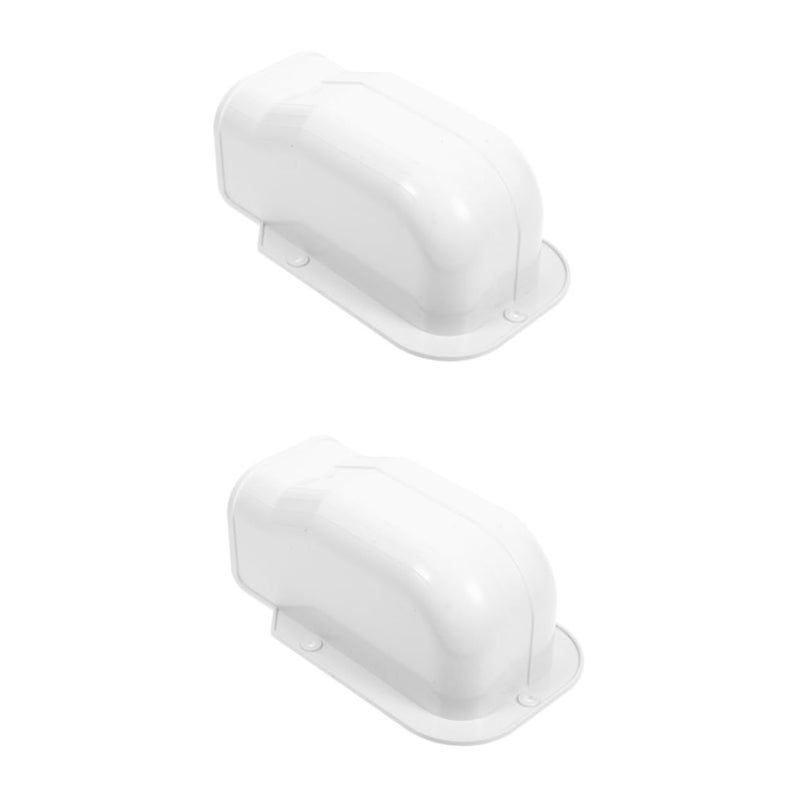 2 Pack AC Pipe Line Cover Easy Install Decorative Protector - Image 2