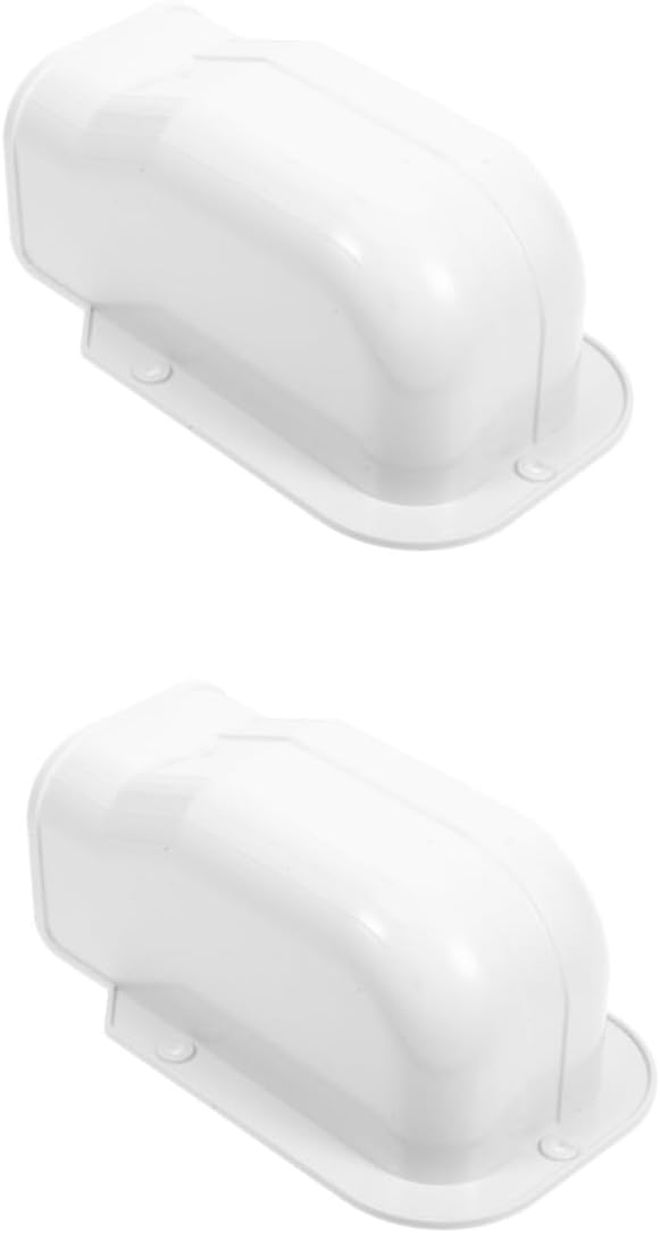 2 Pack AC Pipe Line Cover Easy Install Decorative Protector - Image 1