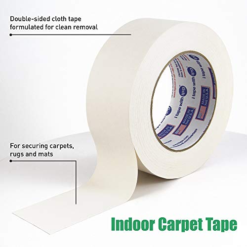 IPG Double-Sided Indoor Carpet Tape, 1.88" x 10 yd (Single Roll) - Image 2