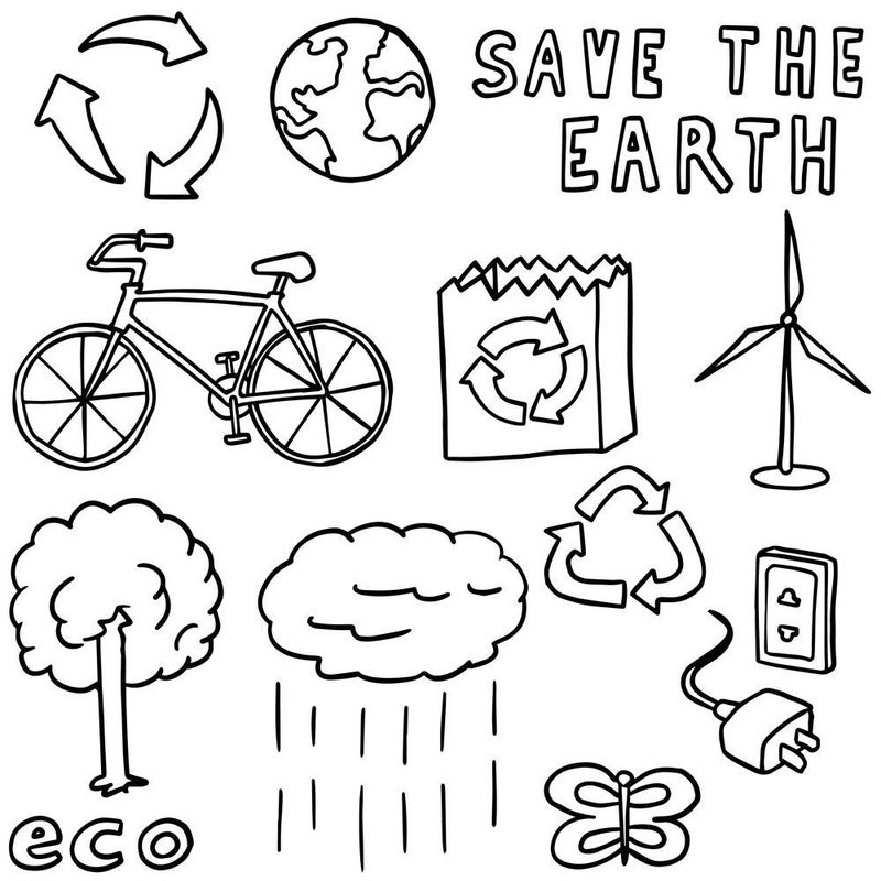 5 Ace ecology and recycle sticker poster|save environment|NO plastic|save earth|size:12x18 inch|multicolor - Image 5