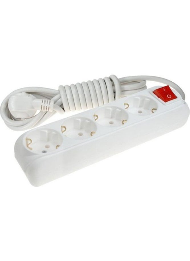 Almera Switched 4-Way Grounded 2mt Group Socket  - Image 3