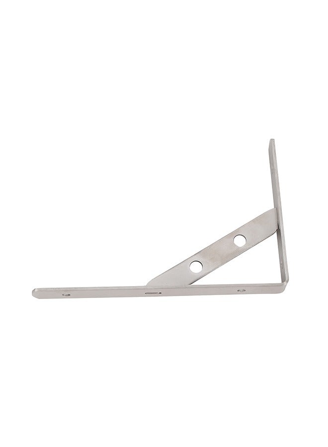 LAWAZIM Stainless Steel Bracket -25x15cm- Heavy Duty, Wall-Mounted Shelf Support for DIY, Kitchen, Garage Office Storage - Space-Saving, Rust-Resistant Bracket for Small Spaces and Industrial Shelving  - Image 4