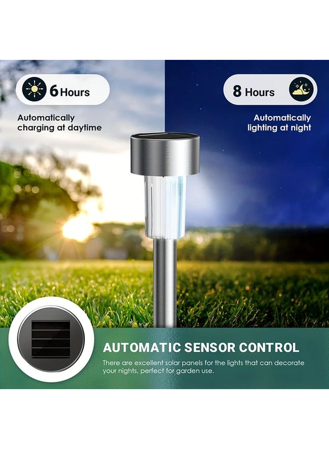 10PCS Solar LED Lights Outdoor Warm Light Landscape Decoration For Garden - Image 5