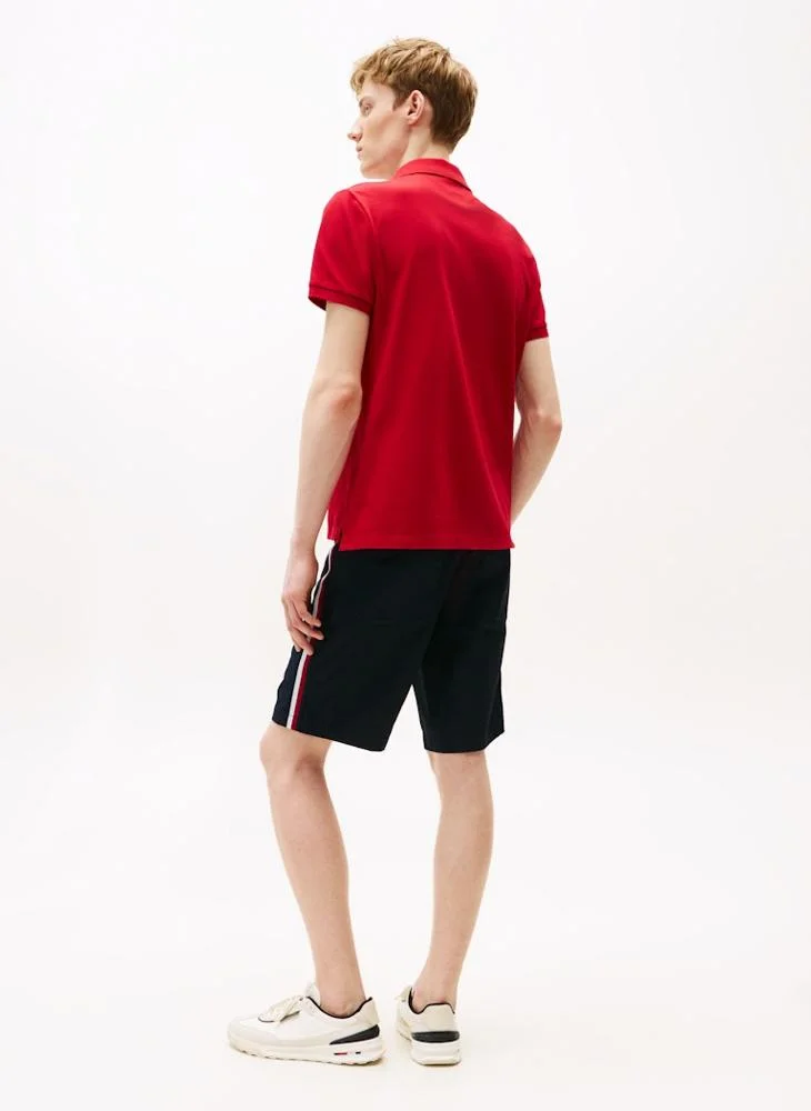 تومي هيلفيغر Americana Cotton Short Sleeve Polo