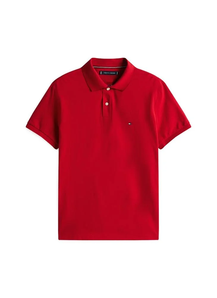 TOMMY HILFIGER Americana Cotton Short Sleeve Polo