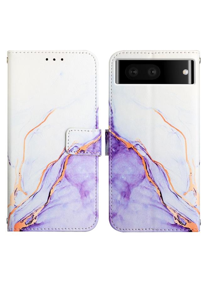 Green Tiger Case For Google Pixel 7 Pro 5G PT003 Marble Pattern Flip Leather Phone Case - Image 2