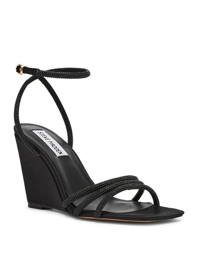 Aubri Black Women's Heel Sandals