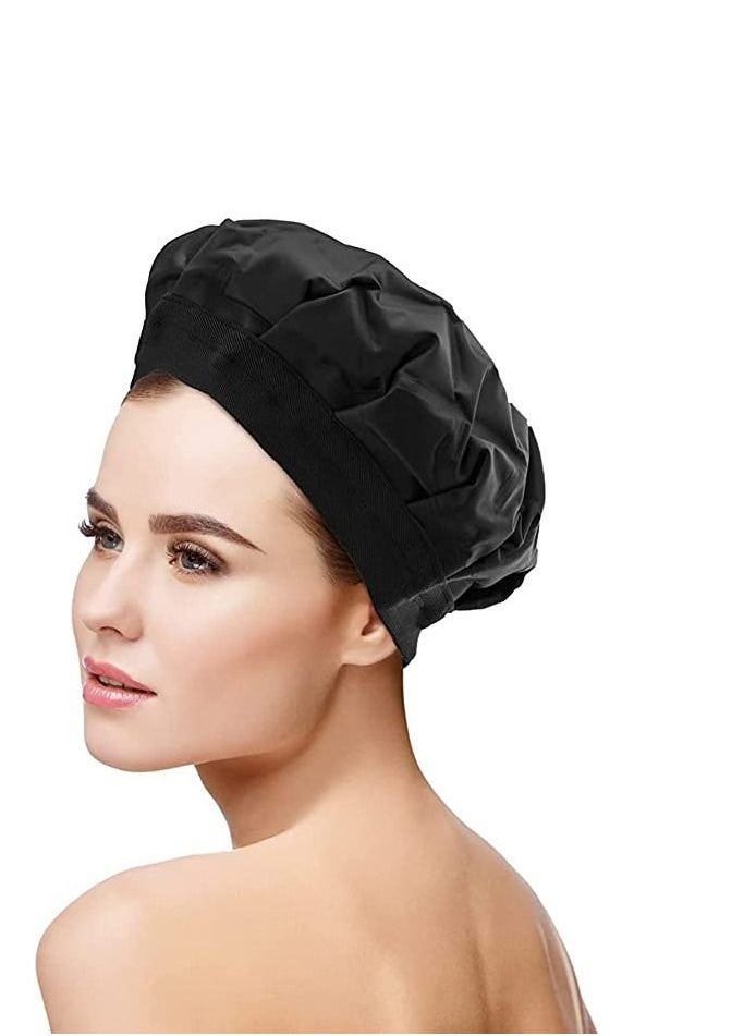 Deep Conditioning Hair Cap Cordless Microwavable Styling and Steamer Hot Thermal Spa For Women Heat Retention for Steam Steaming Haircare