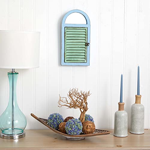Nearly Natural Vintage Window Shutter & Mirror Wall Décor, 18.75'' x 3.5'' x 11'' - Image 5