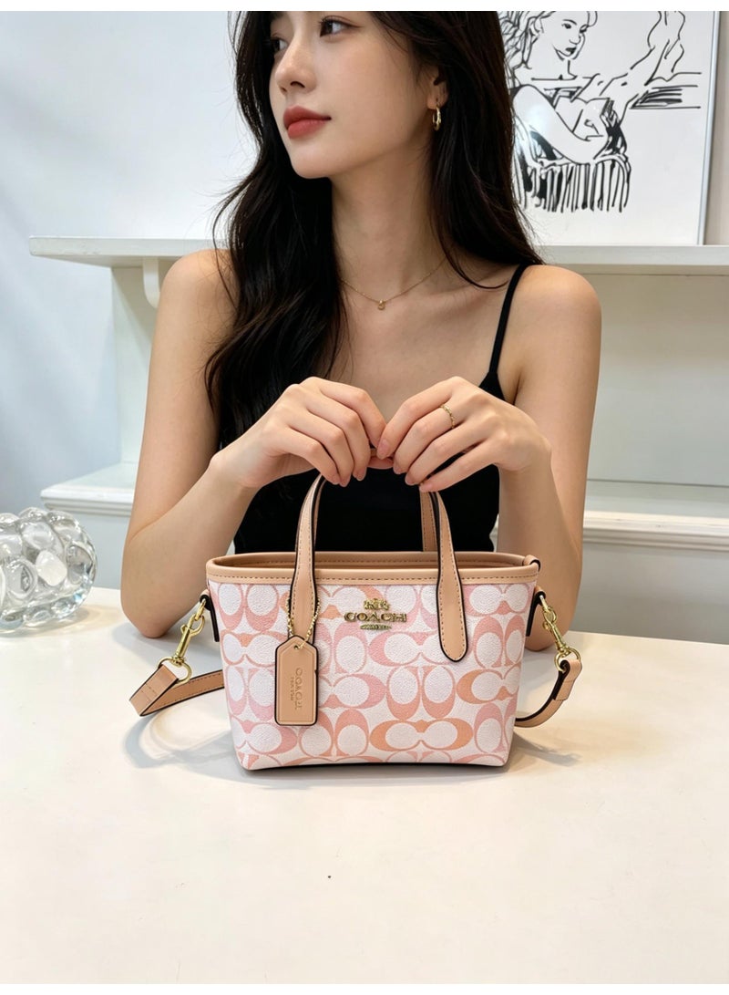 coachoutlet Monogram Mini Tote Bag with Shoulder Strap Small camera bag - Image 2