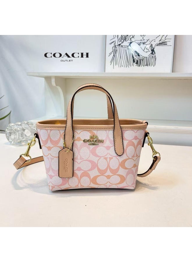 coachoutlet Monogram Mini Tote Bag with Shoulder Strap Small camera bag - Image 1