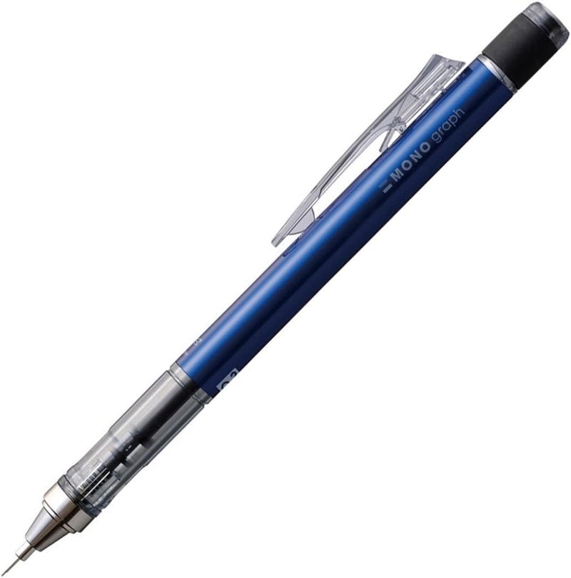 Tombow Tombow Mono Graph Shaker Mechanical Pencil 05mm Blue Body SHMG41