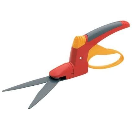 FIELDSTAR Wolfgarten Steel Manual Grass Trimmer for Cutting Lawn Edges (Red, Grass Shear RI-LL) - Image 1
