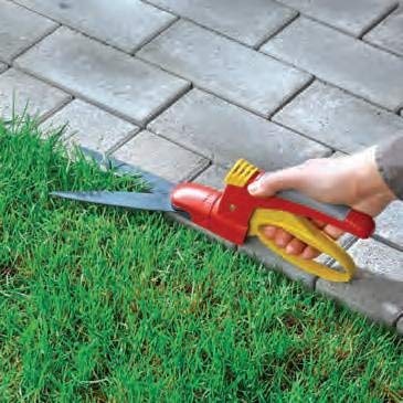 FIELDSTAR Wolfgarten Steel Manual Grass Trimmer for Cutting Lawn Edges (Red, Grass Shear RI-LL) - Image 2