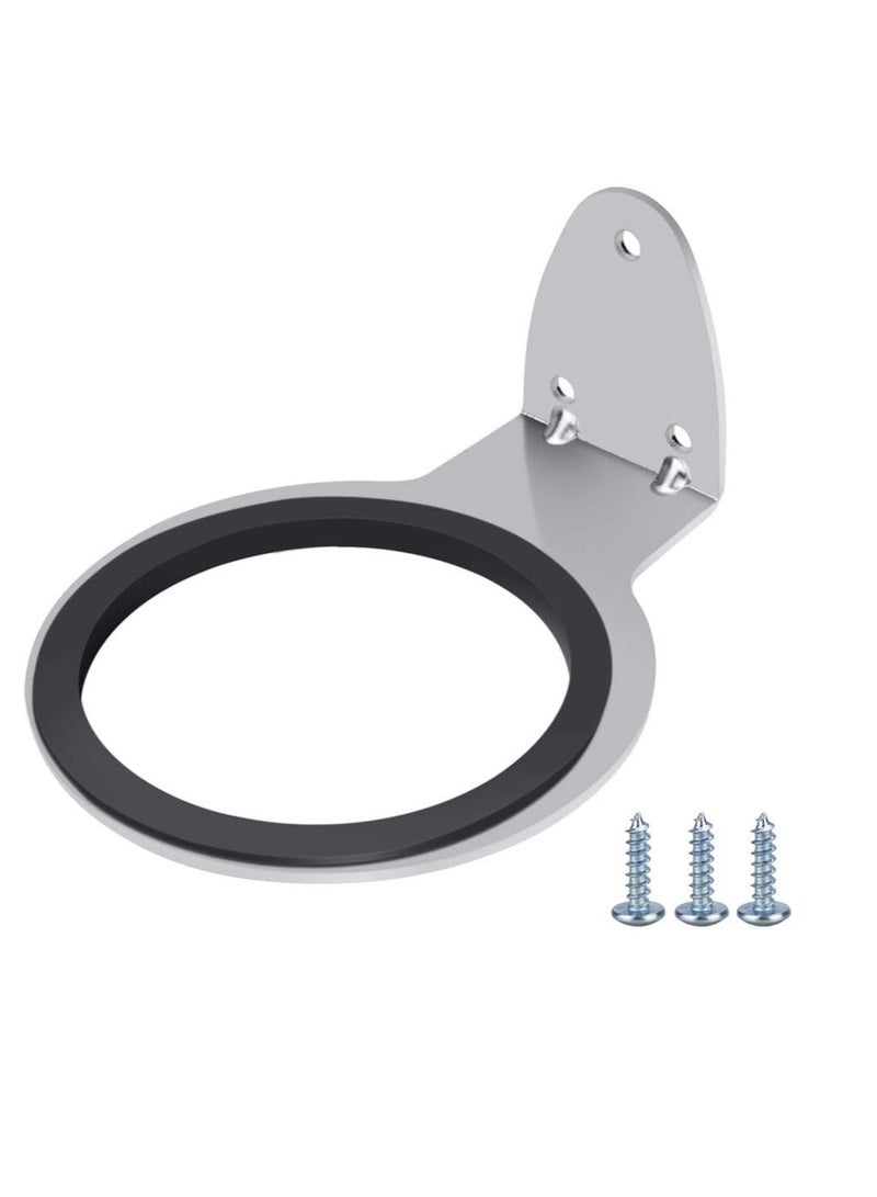 إكسفور حامل مجفف الشعر، حامل مجفف الشعر على الحائط، رف تخزين الحمام المقاوم للصدأ، حامل مجفف الشعر المسطح، حامل جداري مقاوم للحرارة، خطاف مجفف الشعر، منظم أدوات العناية بالشعر - Image 1