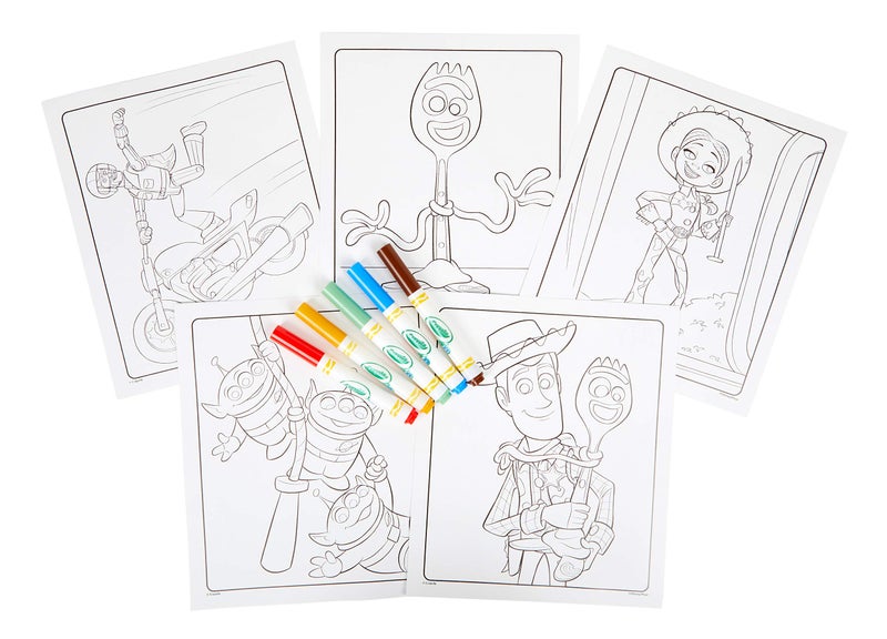 Crayola Toy Story Coloring Pages, Color Wonder Mess Free, Gift for Kids, Age 3, 4, 5, 6 - Image 3