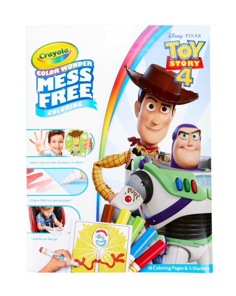 Crayola Toy Story Coloring Pages, Color Wonder Mess Free, Gift for Kids, Age 3, 4, 5, 6 - Image 1
