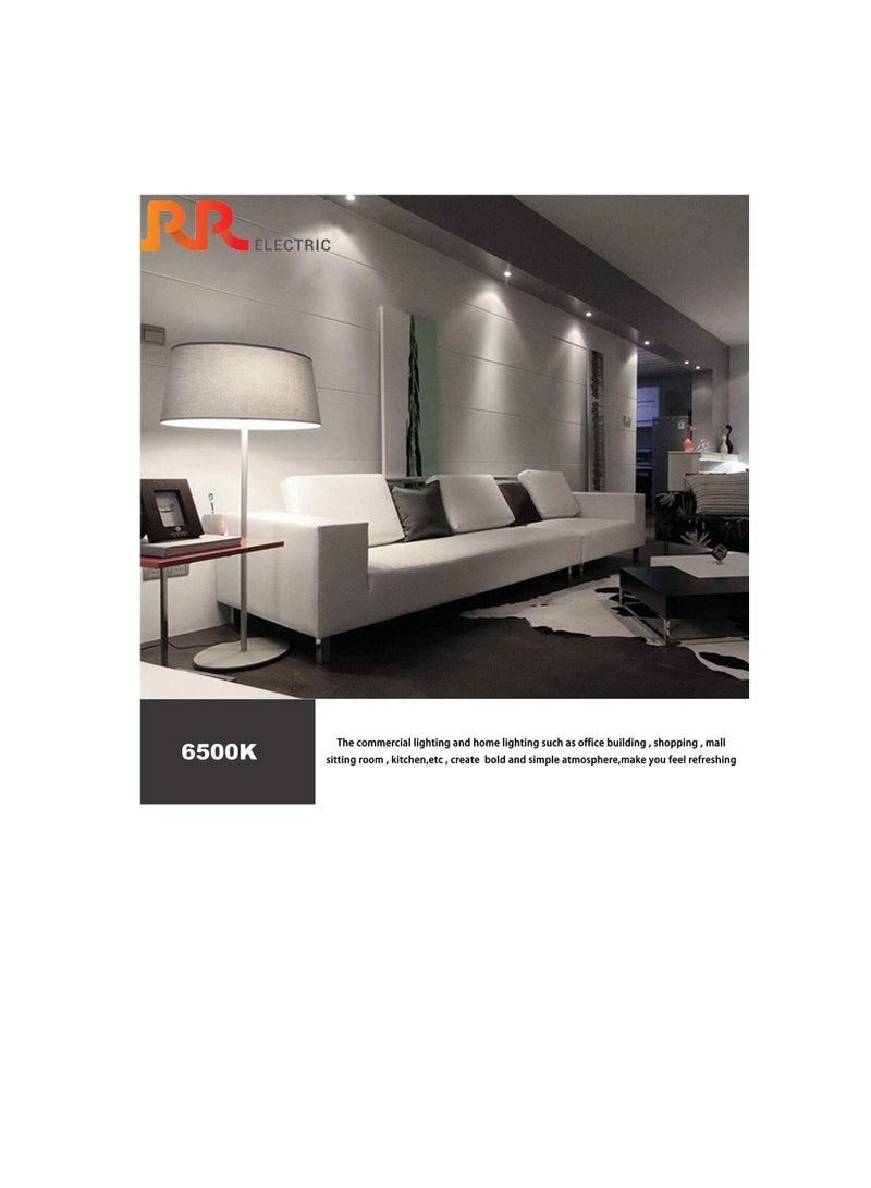 RR Lighting LED Ceiling Spot Light Energy Saver Zero UV Spot Lamp with High Lumen MR16/GU5.3 5.5W 230VAC For Indoor Home Office Daylight 6500K 5.5W Pack of 4 - Image 3