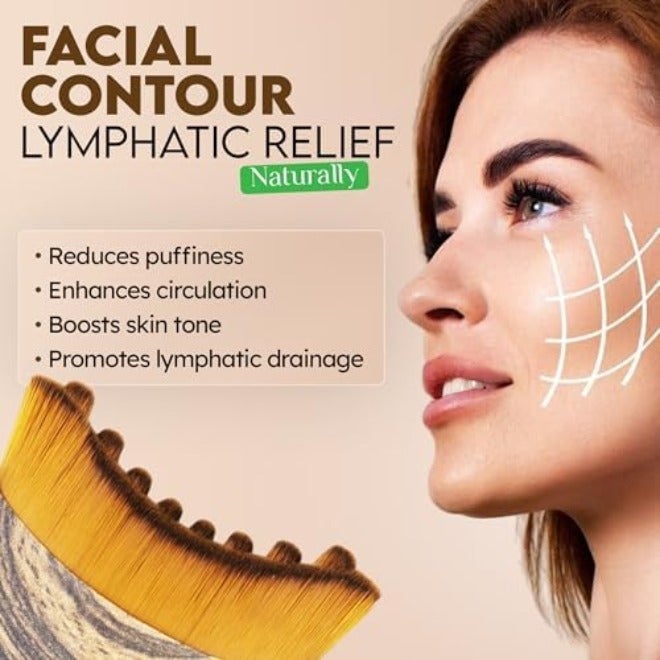 Lymphatic Contour Face Brush for Jawline Sculpting & Facial Relaxation - Image 4