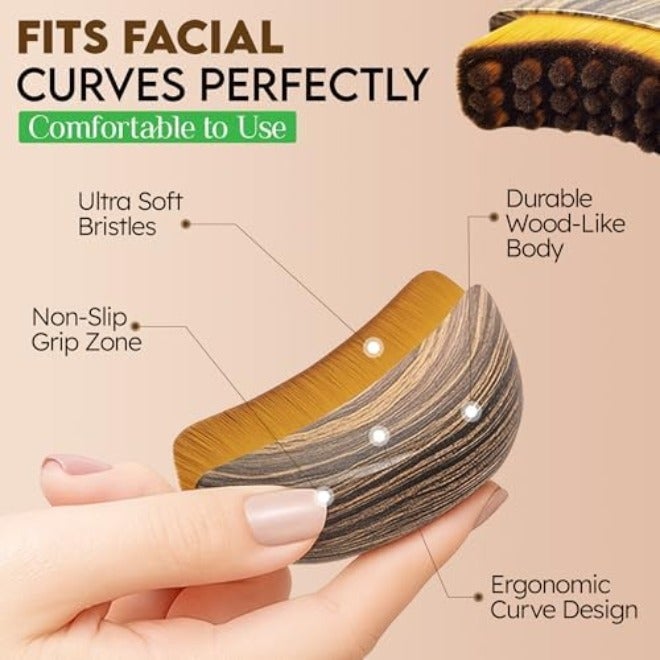 Lymphatic Contour Face Brush for Jawline Sculpting & Facial Relaxation - Image 5