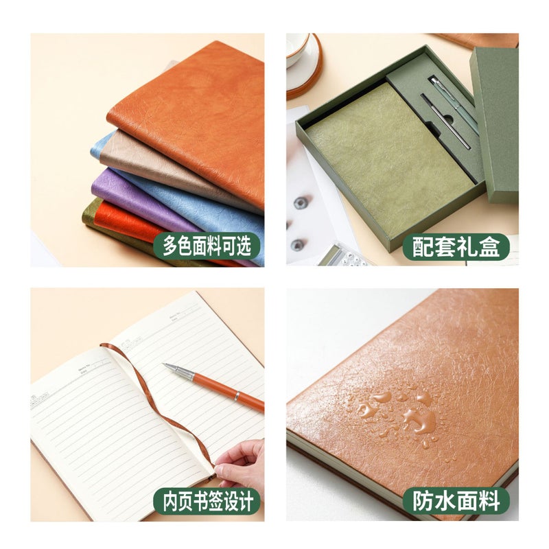 Exclusive For Creative New Waxed Notebook Hand Book Simple English Diary Book - Image 3