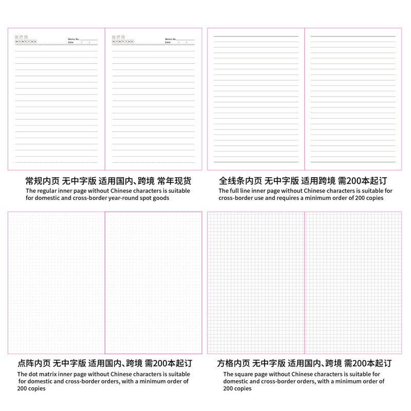 Exclusive For Creative New Waxed Notebook Hand Book Simple English Diary Book - Image 5