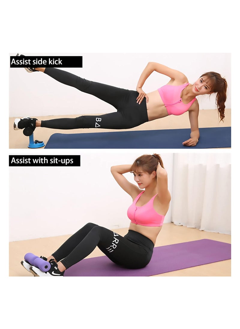 Generic - Sit-Ups and Push-Ups Assistant Device Lose Weight Gym Workout Abdominal Curl Exercise, Adjustable Self-Suction Sit Up Assistant Equipment - Image 1
