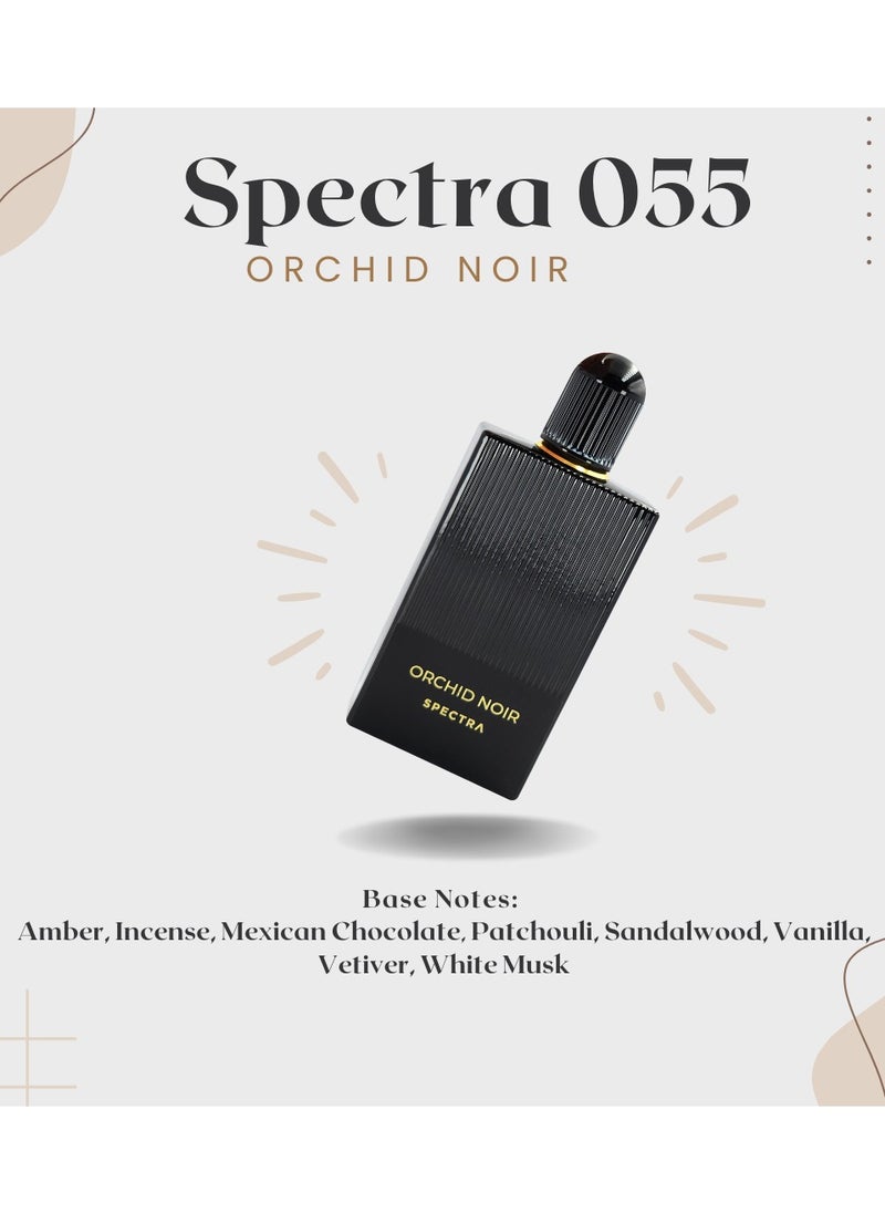 Spectra 055 Orchid Noir EDP Unisex Perfume – 100ml  - Image 5