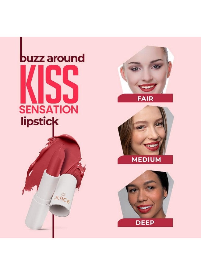 Juice Kiss Sensation Lipstick with Goodness of Bio Retinol, & SPF 15 UV Protection - Image 4