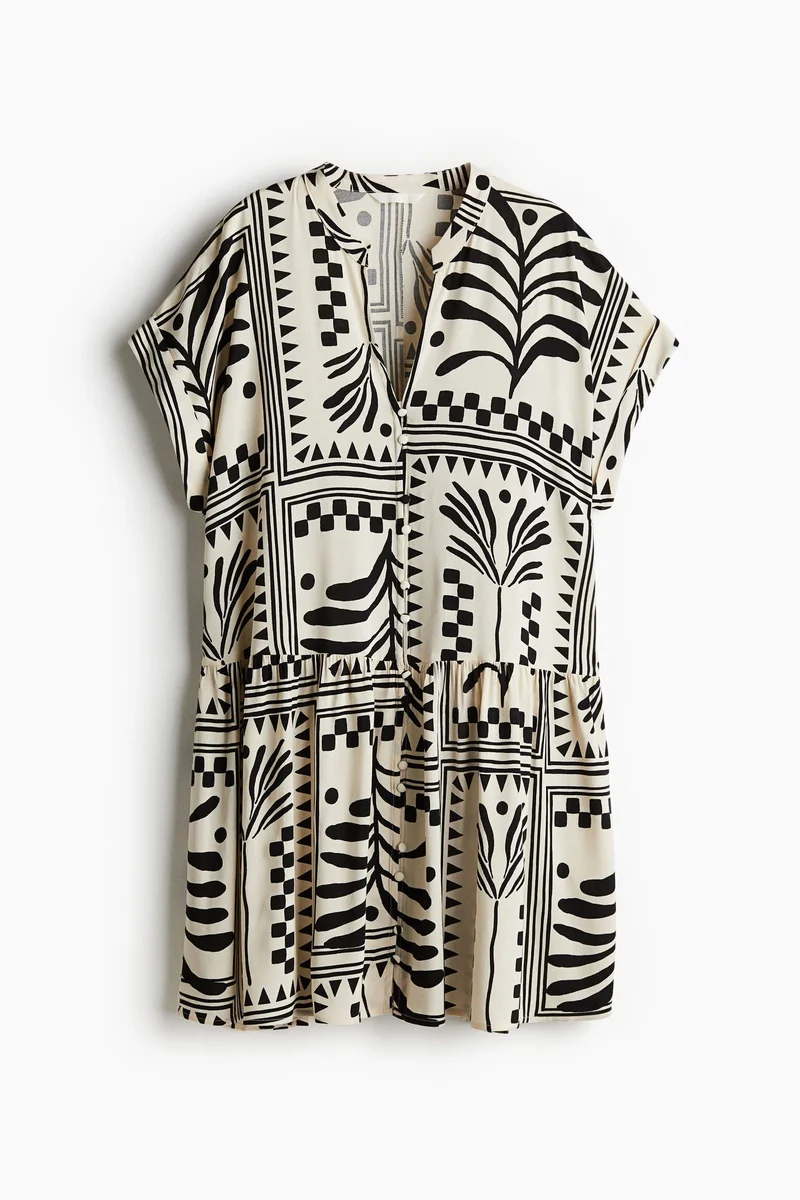 H&M Crinkled tunic dress