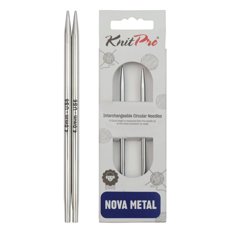 KnitPro Nova Interchangeable Circular Needles 5 13cm US Size 6 4mm - Image 2