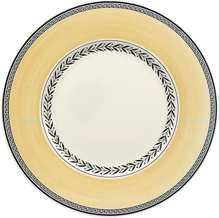 Villeroy & Boch Villeroy & Boch Audun Fleur Salad Plate, 8.5 in, White/Gray/Yellow  - Image 1