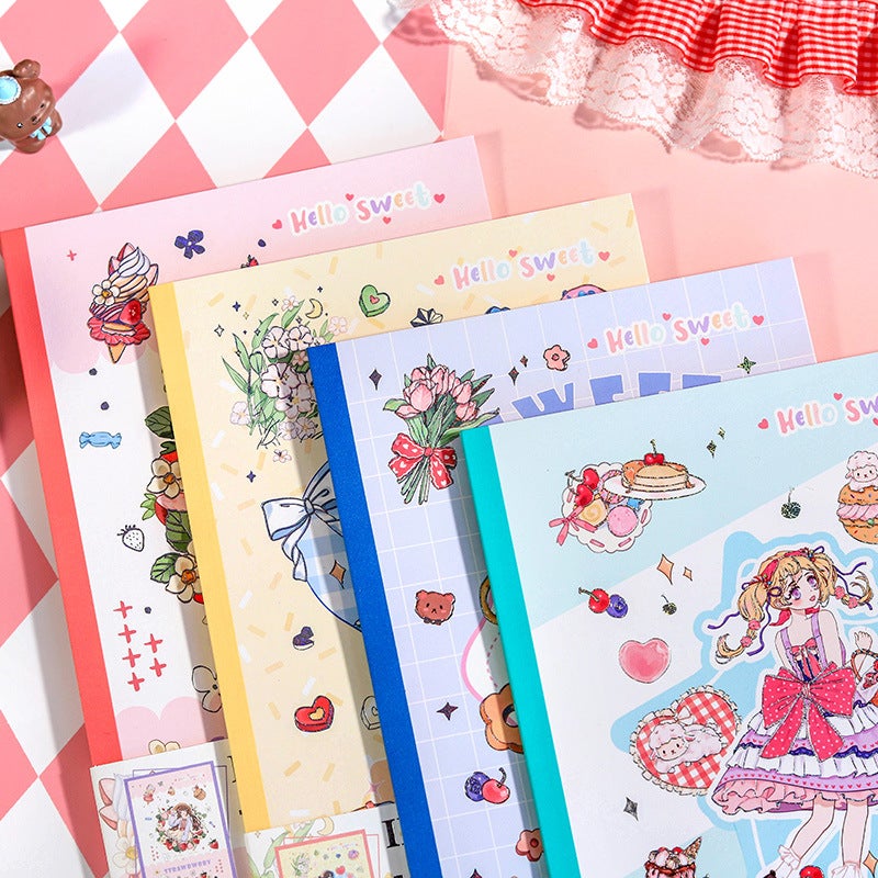 Hand Book Loose-Leaf Book Coil Release Book Cute Cartoon Release A5 Hand Account Tool Storage Drawing Book Book - Image 5