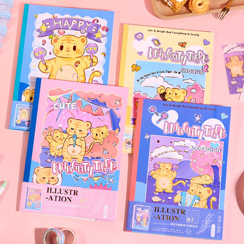 Hand Book Loose-Leaf Book Coil Release Book Cute Cartoon Release A5 Hand Account Tool Storage Drawing Book Book - Image 3