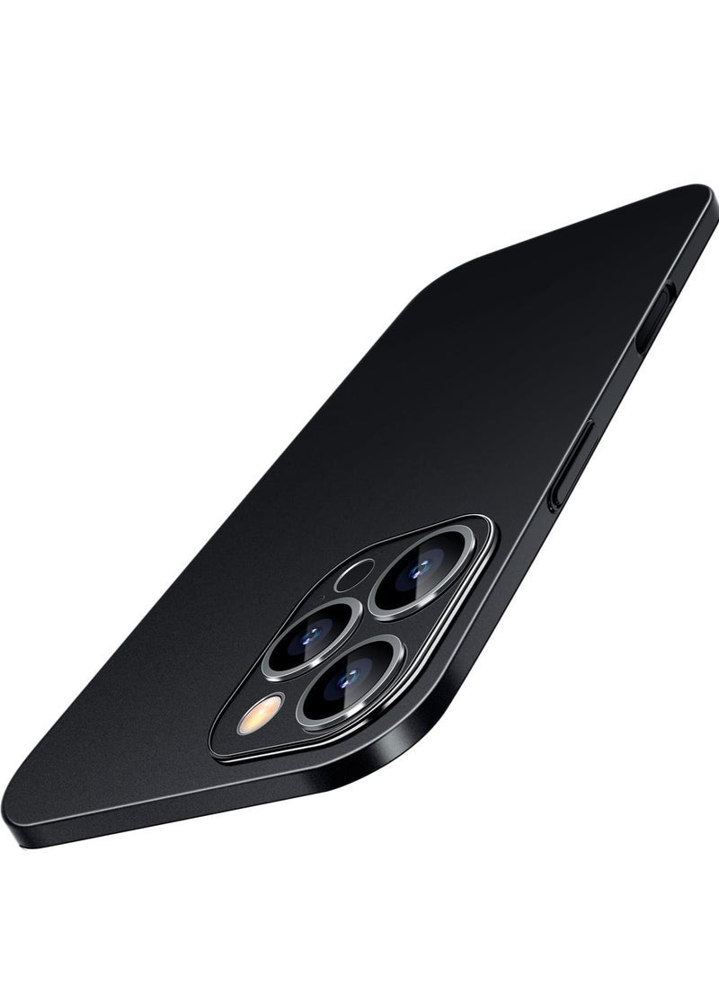 Gravity iPhone 16 Pro Max Slim Case | 0.2mm Paper-Thin Lightweight Matte Finish | PP Back Protection | Anti-Fingerprint & Yellowing | Compatible with iPhone 16 Pro Max 6.9 Inch - Black - Image 1