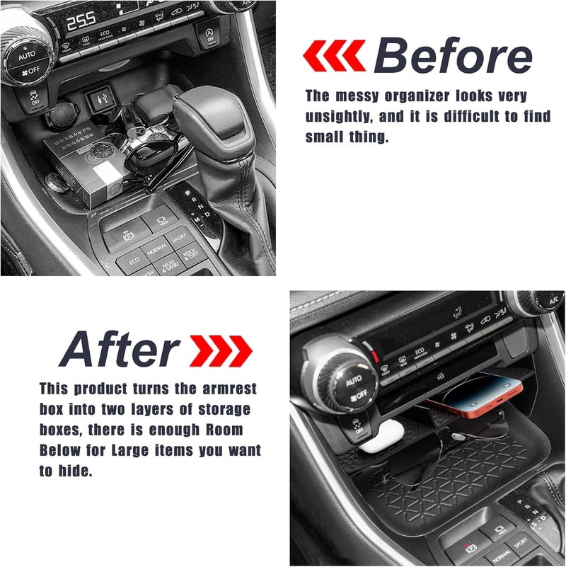 Neepiar Center Console Organizer for Toyota RAV4 - Image 3