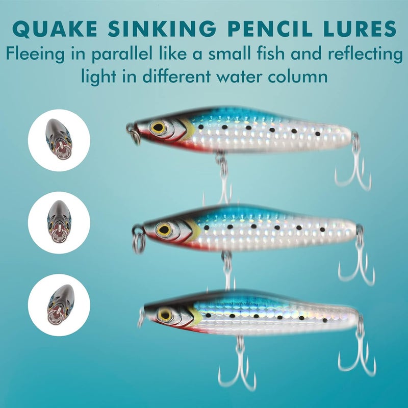 TRUSCEND Easy Catch Swimmax, Magic Noisy Turbulent Wiggling and Vibrating Actions for More Bites, Segmented Swimbait Jointed by Dyneema Strongest Fiber, Lifelike Fishing Lures for Relax Family Fishing - Image 4