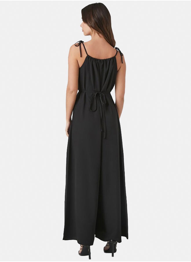 FOREVER 21 Tie-Strap Wide-Leg Jumpsuit  - Image 2