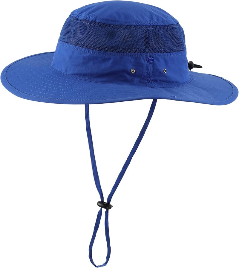 Connectyle Wide Brim Sun Hat for Men Breathable Cowboy Boonie Hat UPF 50+ Sun Protection Bucket Hat for Fishing Hiking - Image 1