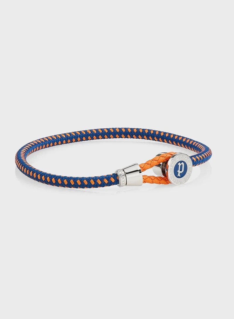 POLICE Buttoned Rope Bracelet