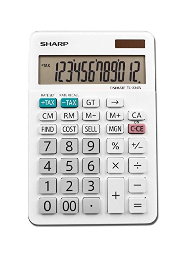 SHARP Business Calculator White - Image 1