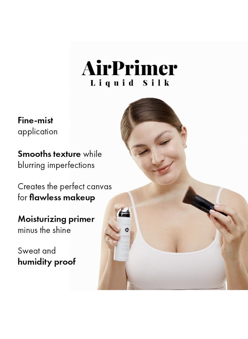 Jerome Alexander MagicMinerals LiquidSilk Air Primer by Jerome Alexander, Spray Formula Smoothes Skin & Minimizes Appearance of Pores for Flawless Makeup Application  - Image 4