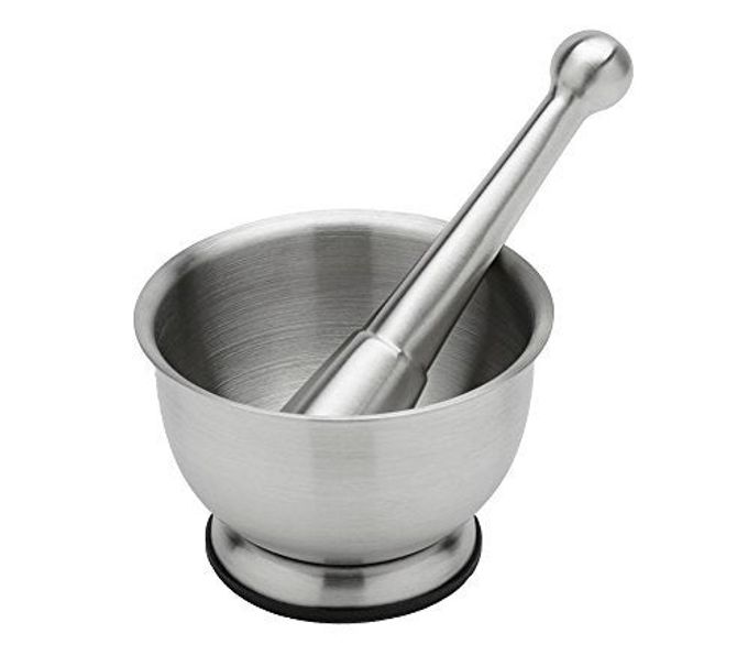 Fox Run Mortar and Pestle, Stainless Steel