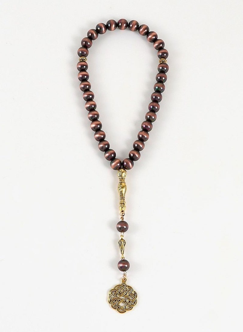 SänHahn Muslim Tasbih 33 Muslim Prayer Beads Hand String Islam Prayerdhikr Misbaha Eid Ramadan Gift - Grey - Image 1